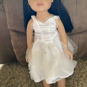fancy doll dress&tiara